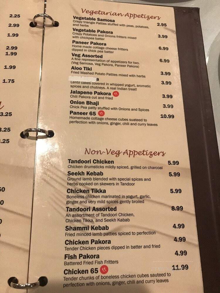 India Grill - Arlington, TX menu_pic