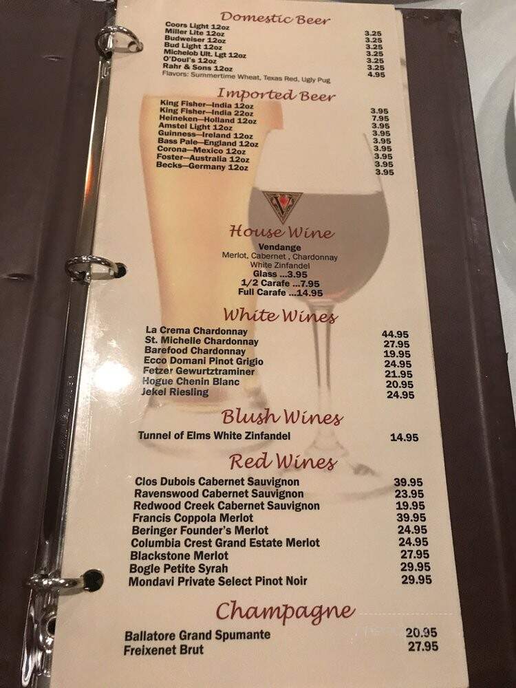 India Grill - Arlington, TX menu_pic