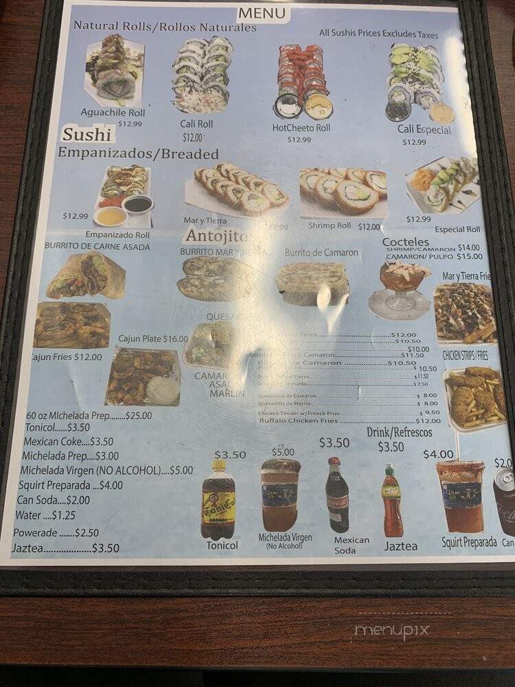 Sushi Y Mariscos Que Rollo - Northridge, CA menu_pic