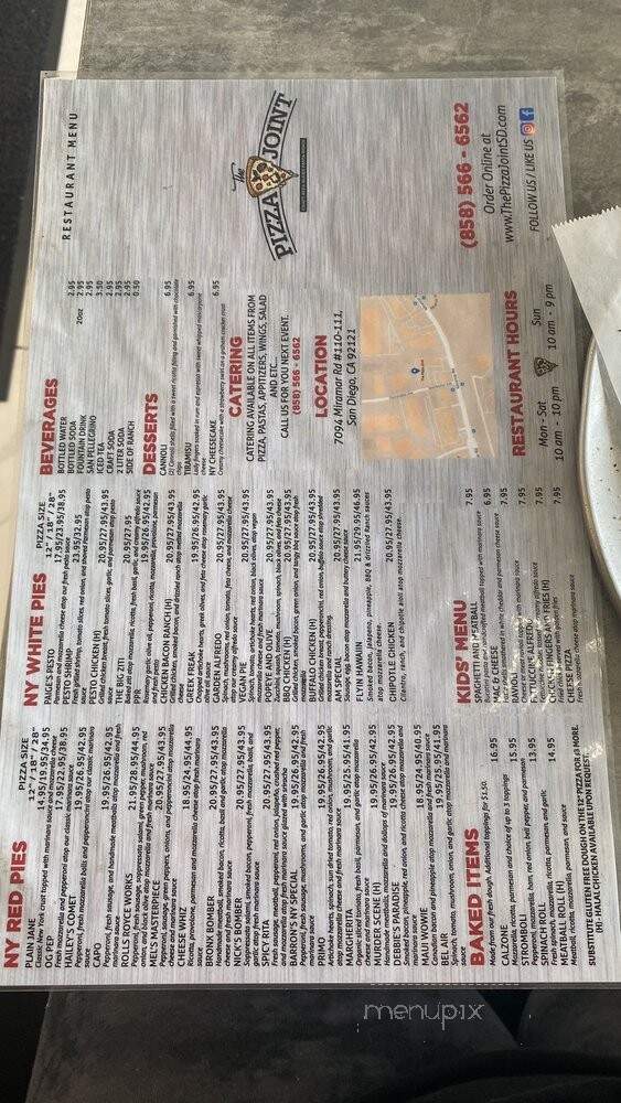 The Pizza Joint - San Diego, CA