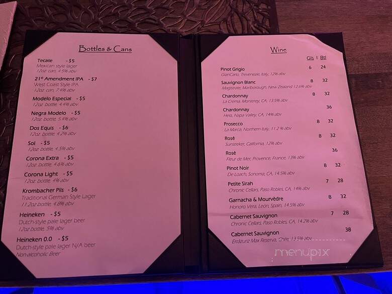 5inco Mexican Kitchen - Chicago, IL menu_pic