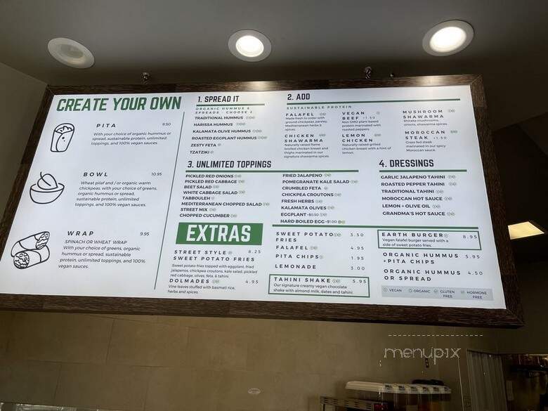Hummus Republic - chino hills, CA menu_pic