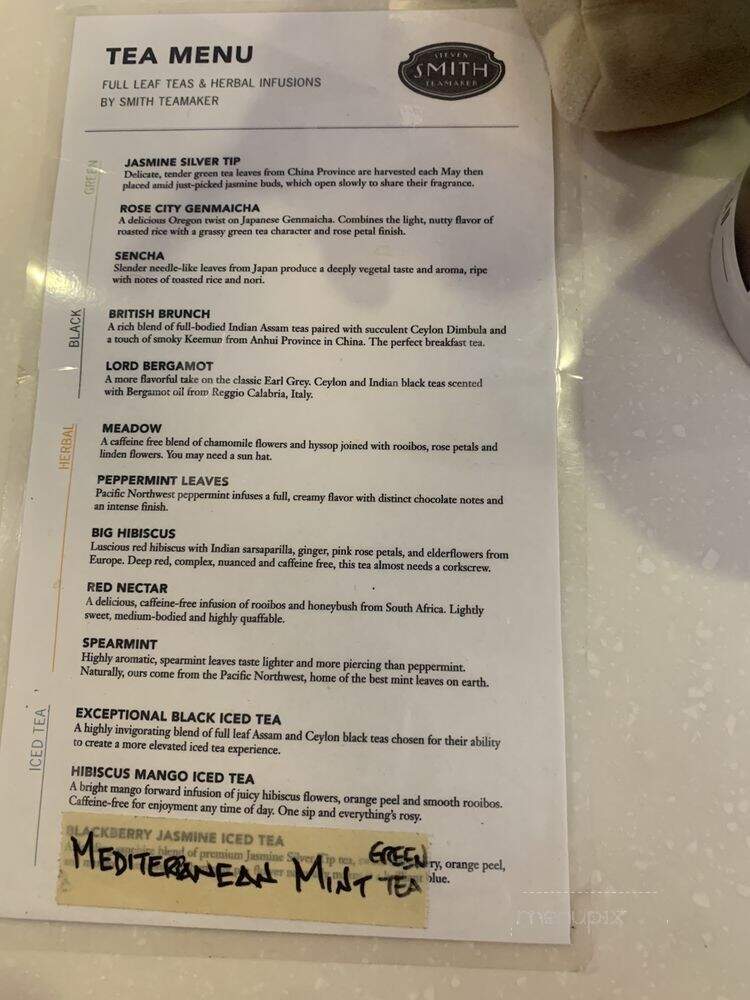 Contra Costa Coffee - Walnut Creek, CA menu_pic