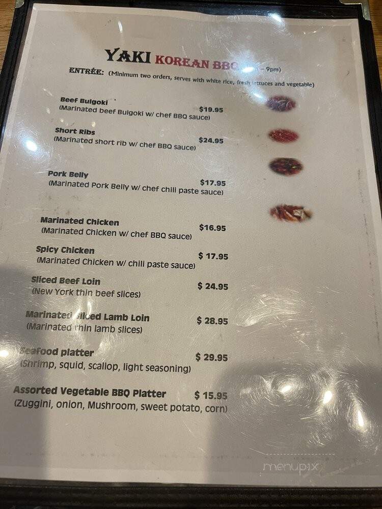 Yaki Sushi Grill BBQ - Bradenton, FL menu_pic