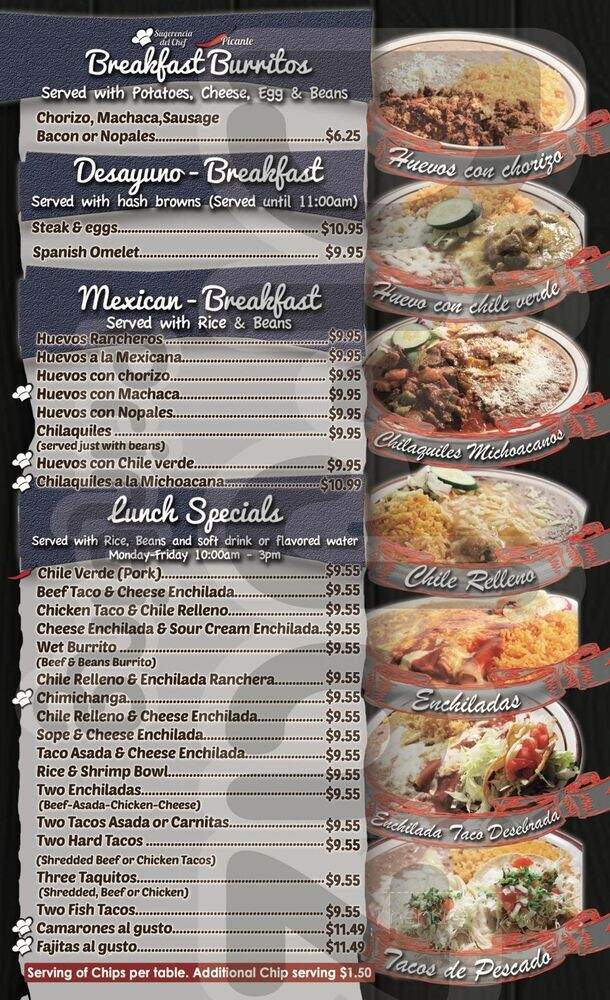 Mi Lindo Apatzingan # 2 - Riverside, CA menu_pic