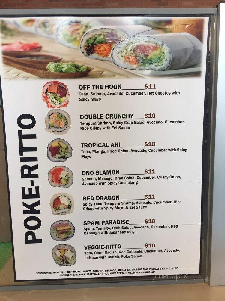Pokeritto - Portland, OR menu_pic