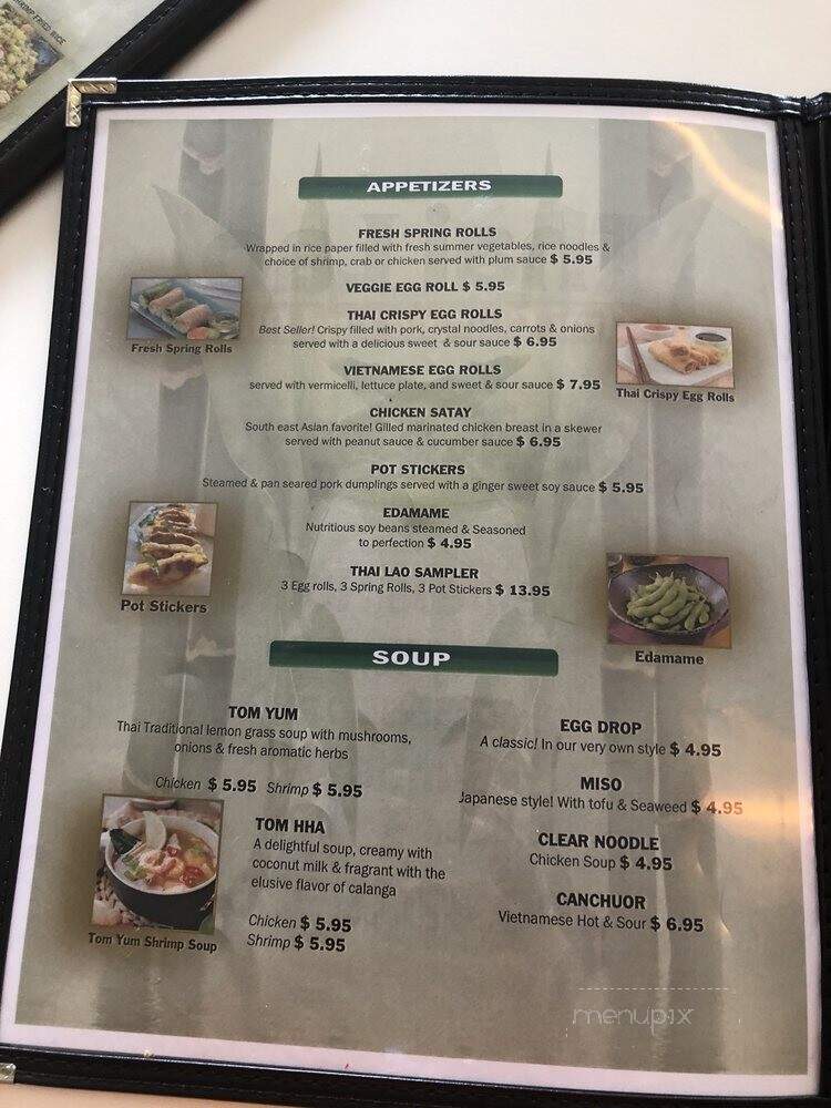 Thai Lao Express and Pho - San Antonio, TX menu_pic