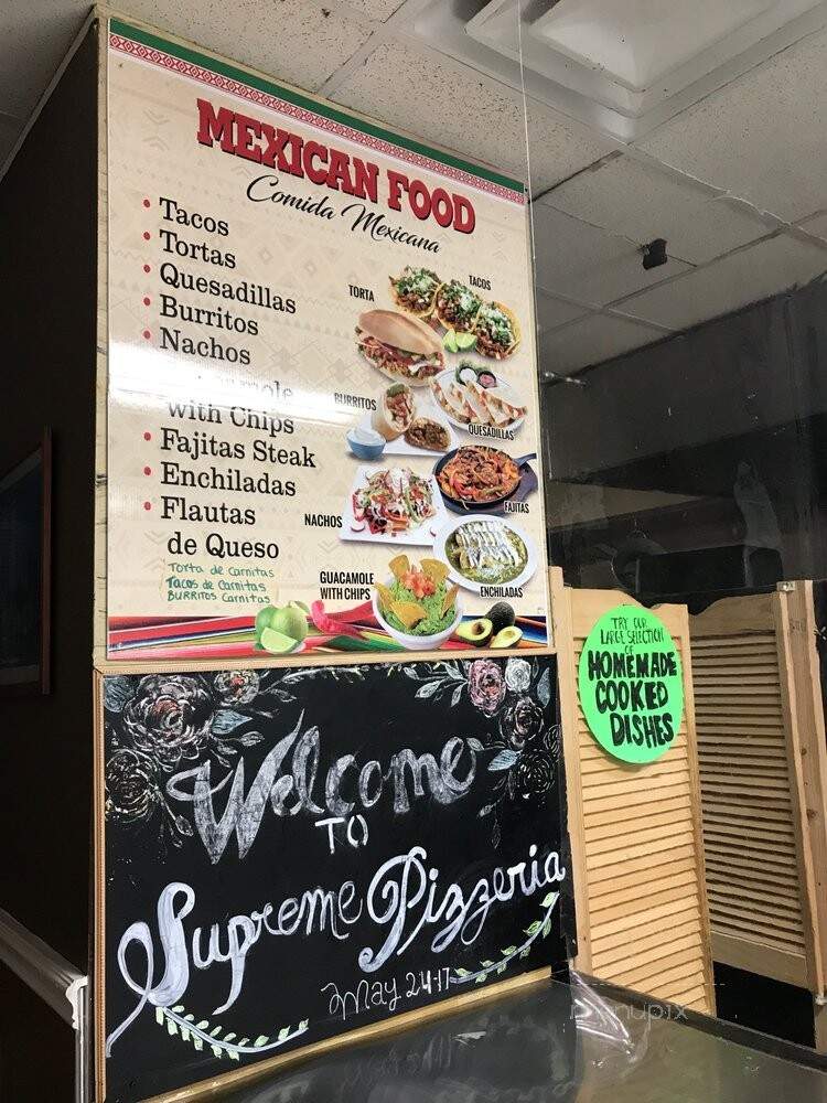 Supreme Pizzeria and Restaurant - Bellerose, NY menu_pic