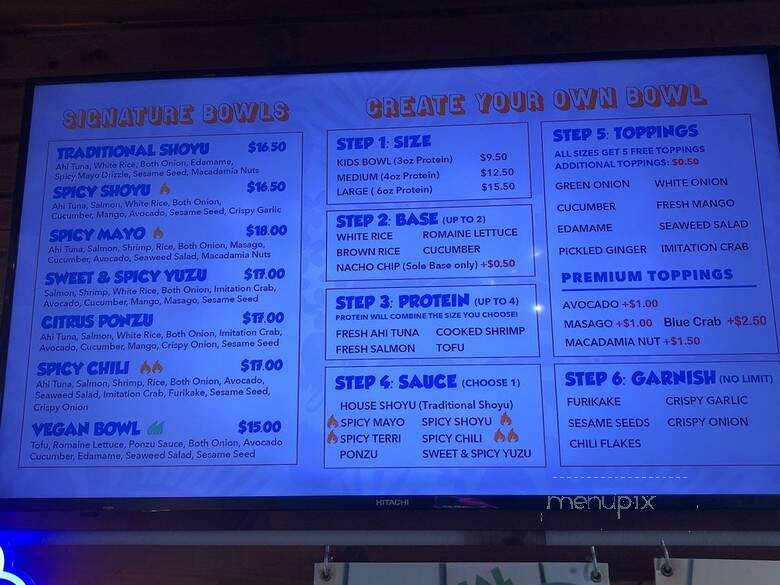 Tiger Plate - Costa Mesa, CA menu_pic