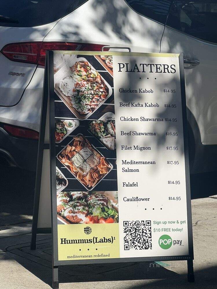 Hummus Labs - Pasadena, CA menu_pic