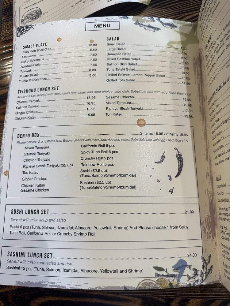 Yuzu Japanese Izakaya - Norco, CA menu_pic