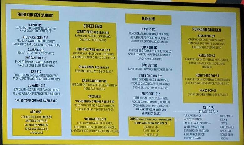 Ming's Asian Street Food - Pawtucket, RI menu_pic