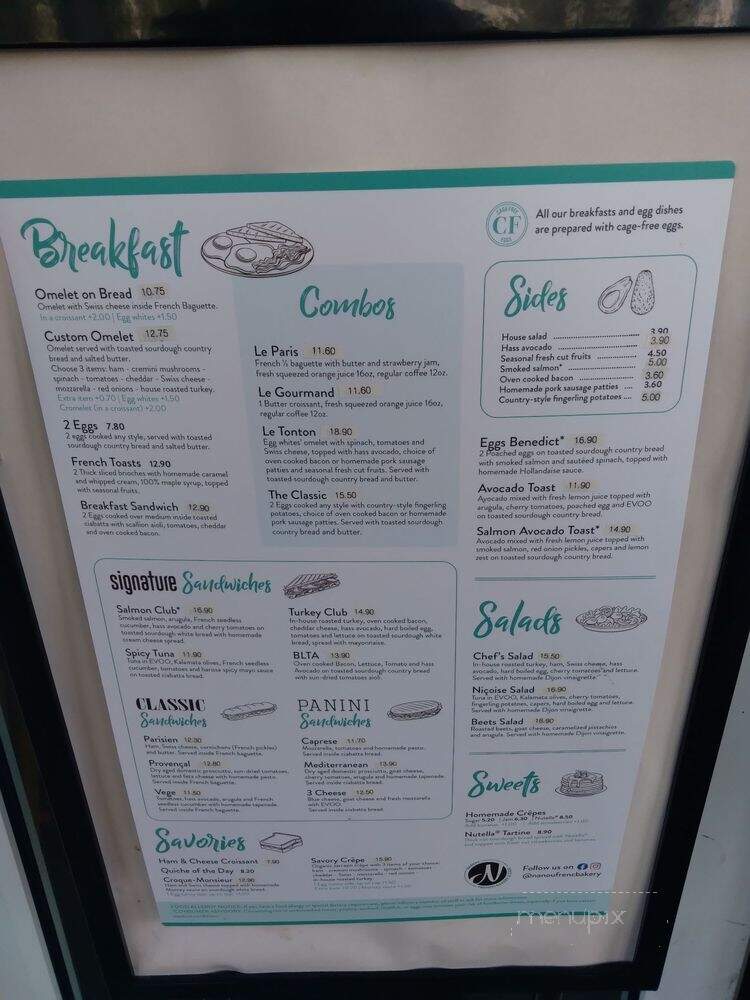 Nanou Ocean - Fort Lauderdale, FL menu_pic
