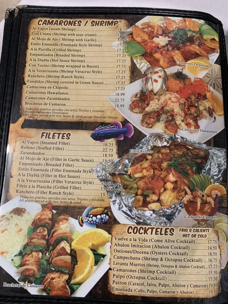El Nuevo Ensenada - Santa Ana, CA menu_pic