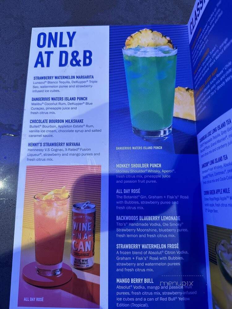 Dave & Buster's - Pittsburgh, PA menu_pic