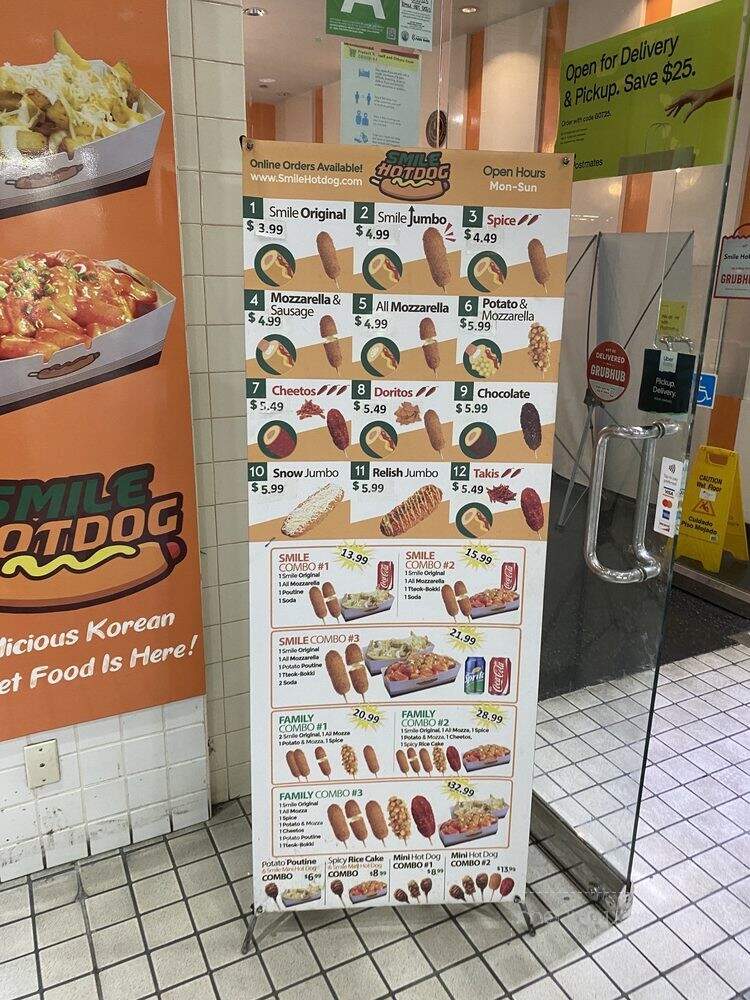 Smile Hotdog - Los Angeles, CA menu_pic