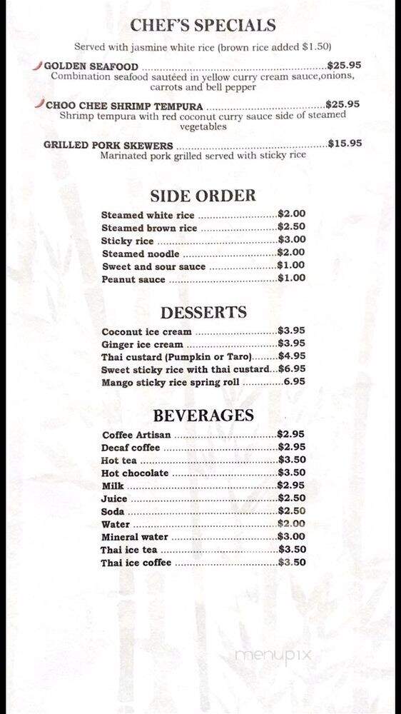 Stowe Asian Cuisine - Stowe, VT menu_pic