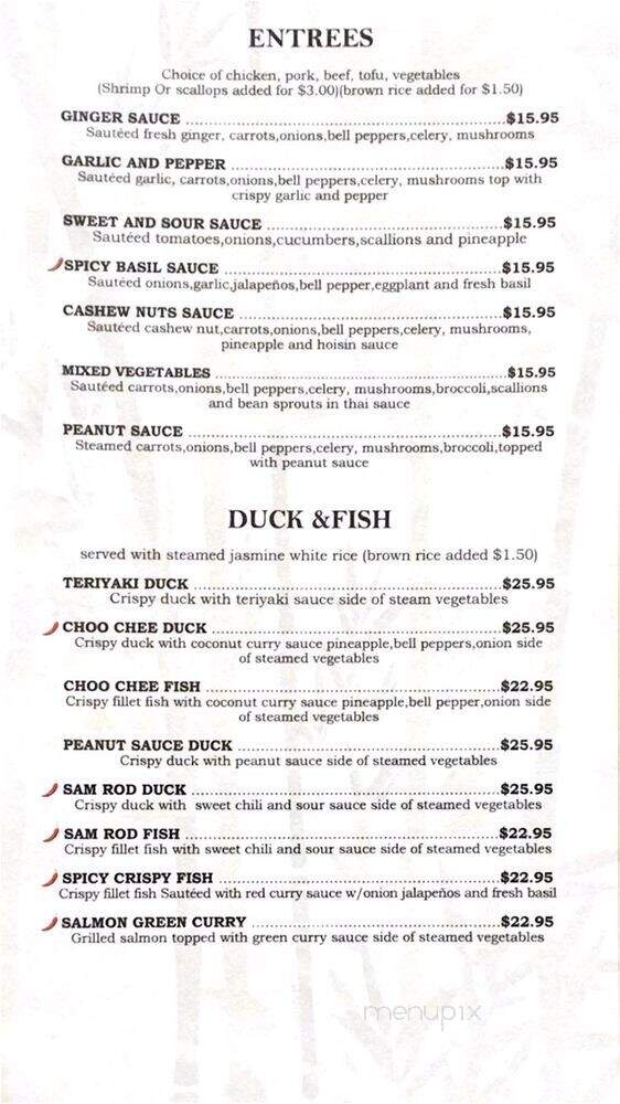 Stowe Asian Cuisine - Stowe, VT menu_pic