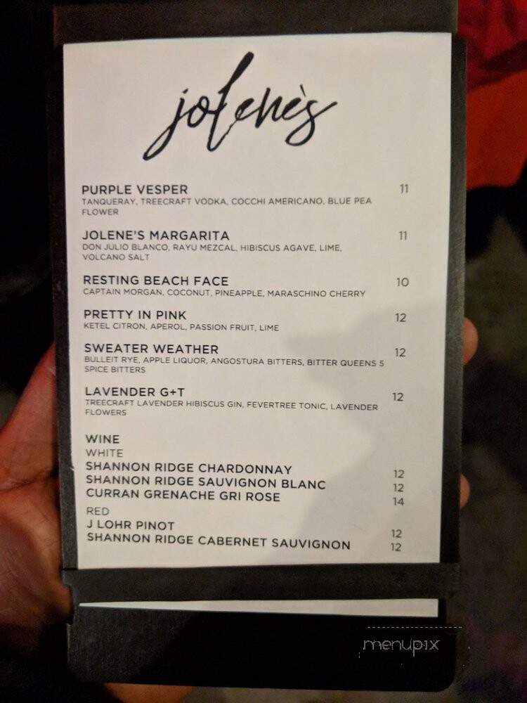 Jolene's Bar - San Francisco, CA menu_pic