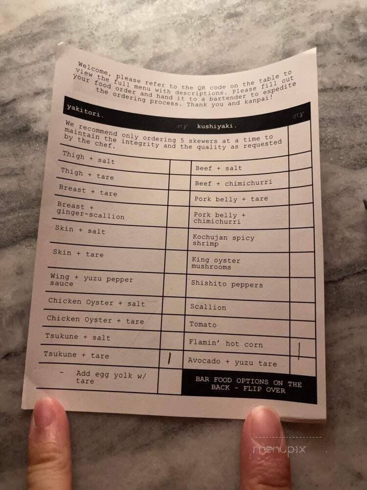 Tori Tori - Orlando, FL menu_pic