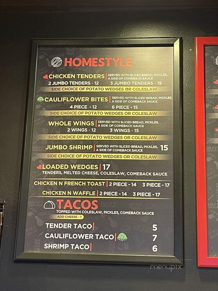 The Red Chickz - Los Angeles, CA menu_pic