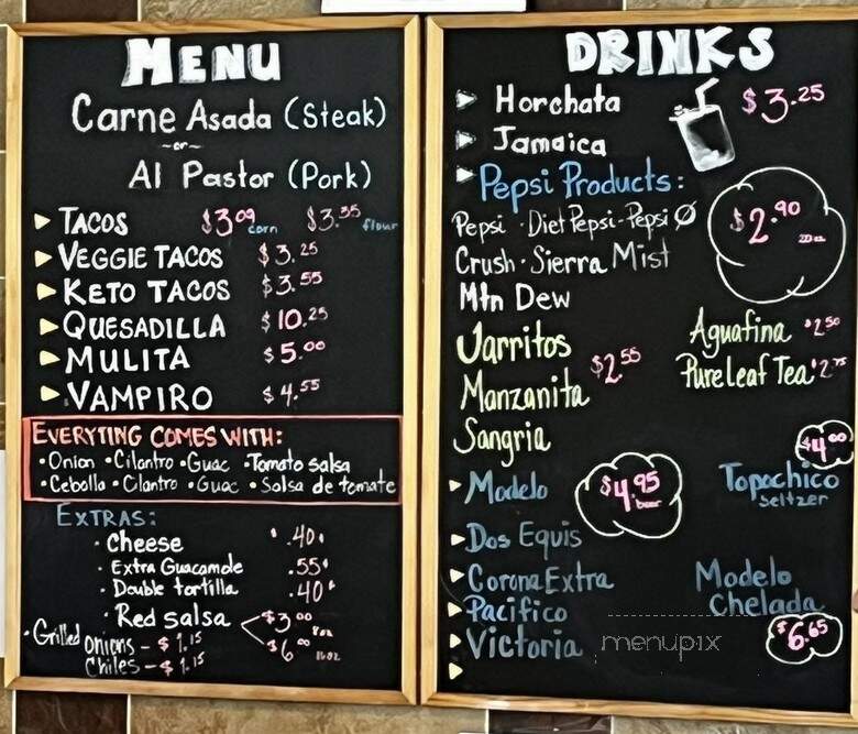 Tacos Tijuana - Mesa, AZ menu_pic