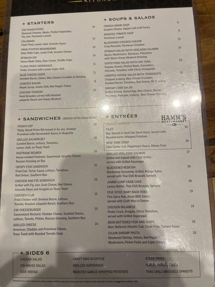 CraftWay Kitchen - Plano, TX menu_pic