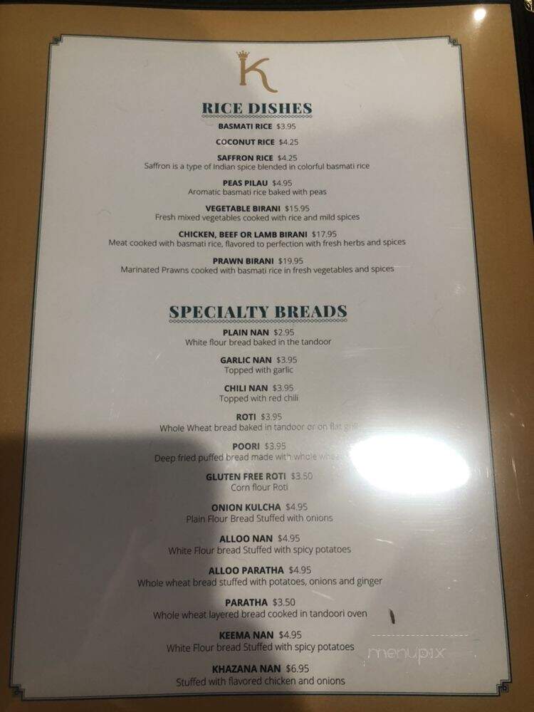 Khazana Indian Bistro - Scottsdale, AZ