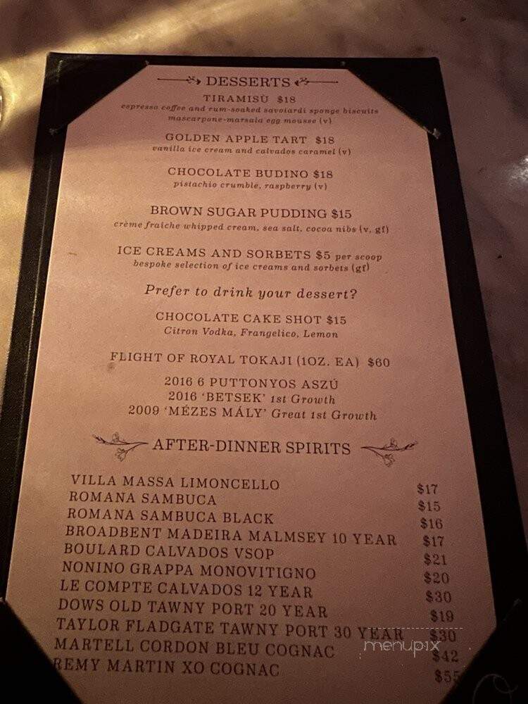 Olivetta - West Hollywood, CA menu_pic