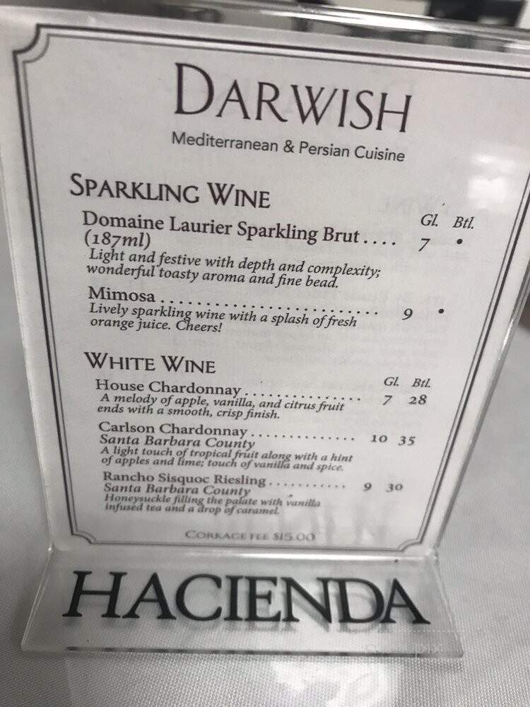 DarWish - Grover Beach, CA menu_pic