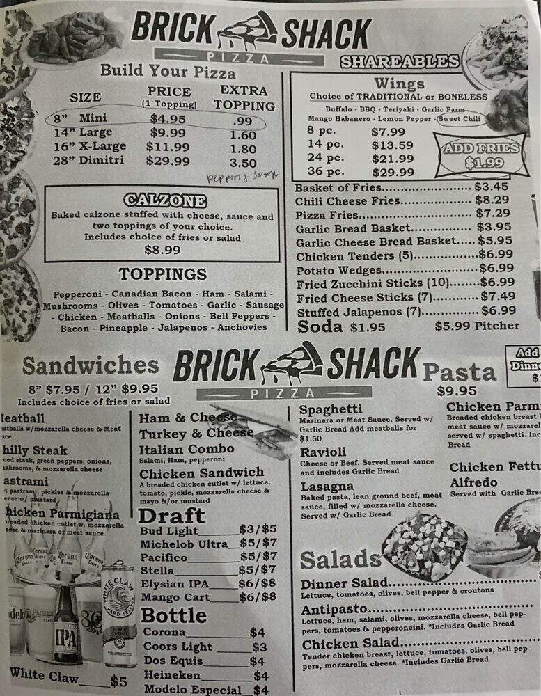 Brick Shack Pizza - Ontario, CA