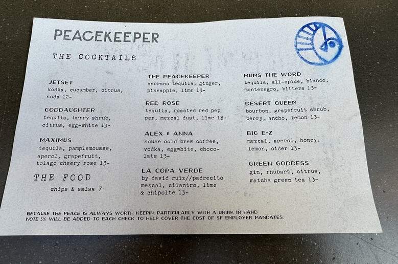 Peacekeeper - San Francisco, CA