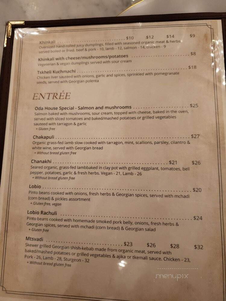 Oda House - New York, NY menu_pic
