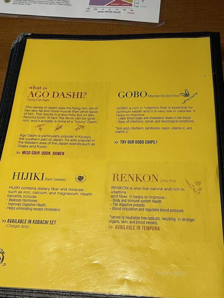 Izakaya An - Concord, CA menu_pic