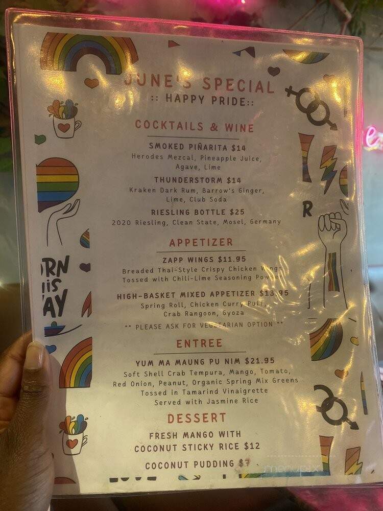 Chu-Ros Thai - New York, NY menu_pic