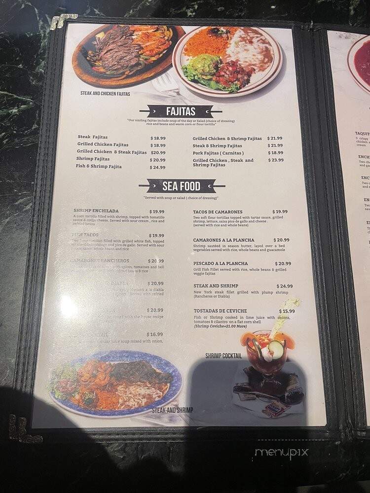 Patron Mexican Bar & Grill - Camarillo, CA menu_pic