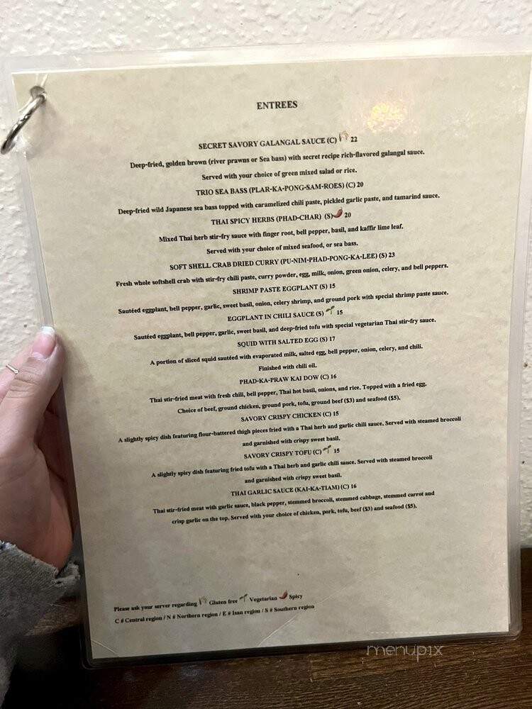 Secret Savory - Seattle, WA menu_pic