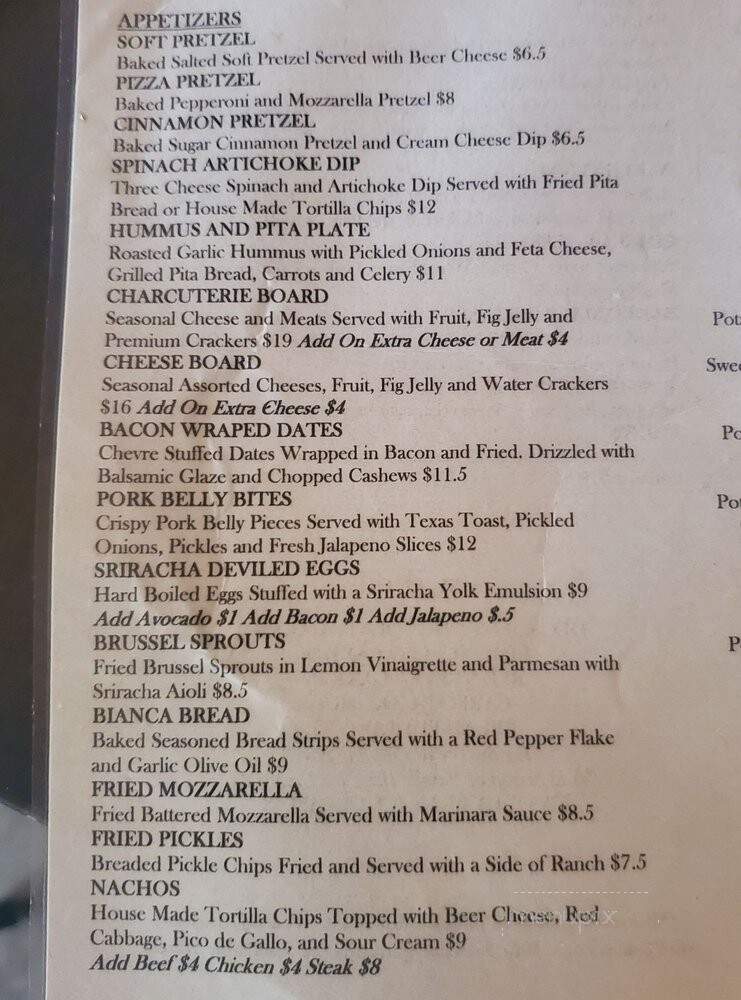 Prohibition Texas - Spring, TX menu_pic