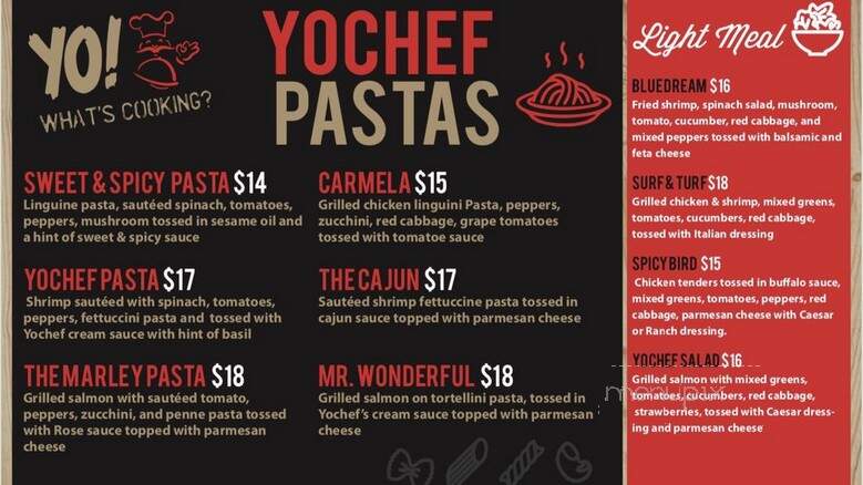 Yo! Chef What's Cooking? - Atlanta, GA menu_pic