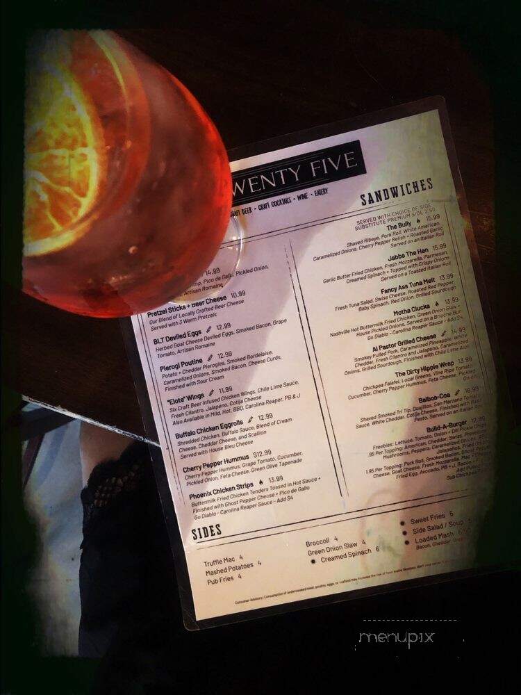 10 Twenty Five - Fort Myers, FL menu_pic