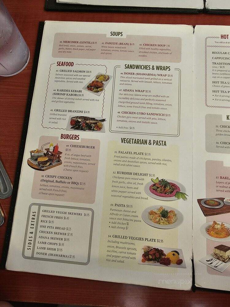 Edessa Restaurant Kurdish Turkish Cuisine - Nashville, TN menu_pic