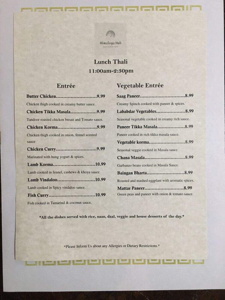 Himalaya-Hub - Roseville, CA menu_pic