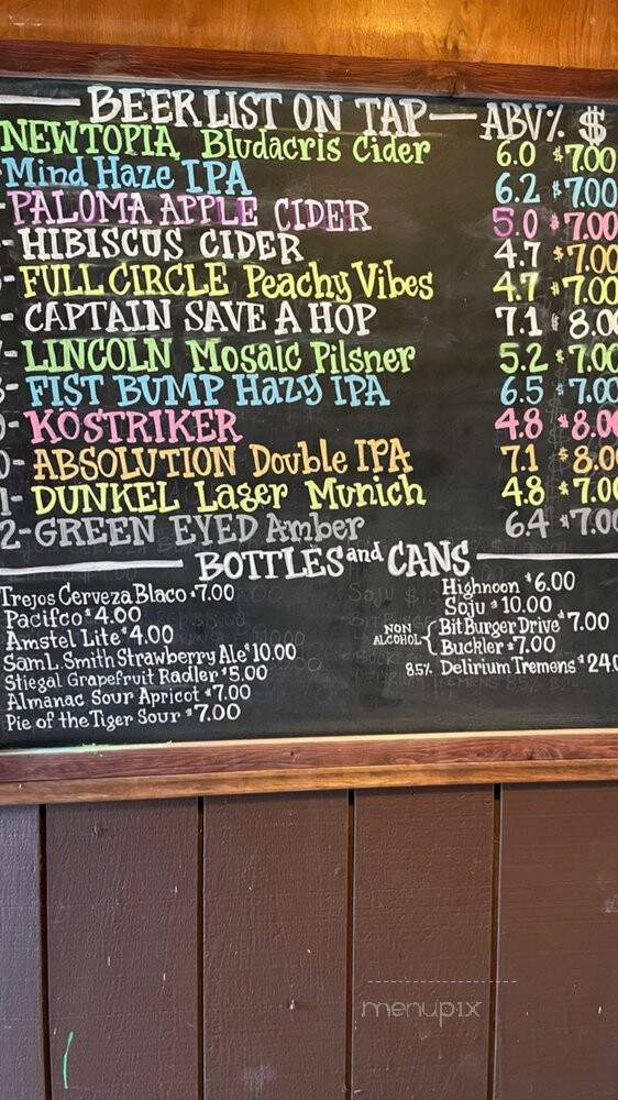 The Wrigley Tavern - Long Beach, CA menu_pic