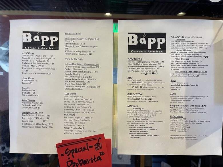 Bapp - Jackson, WY menu_pic