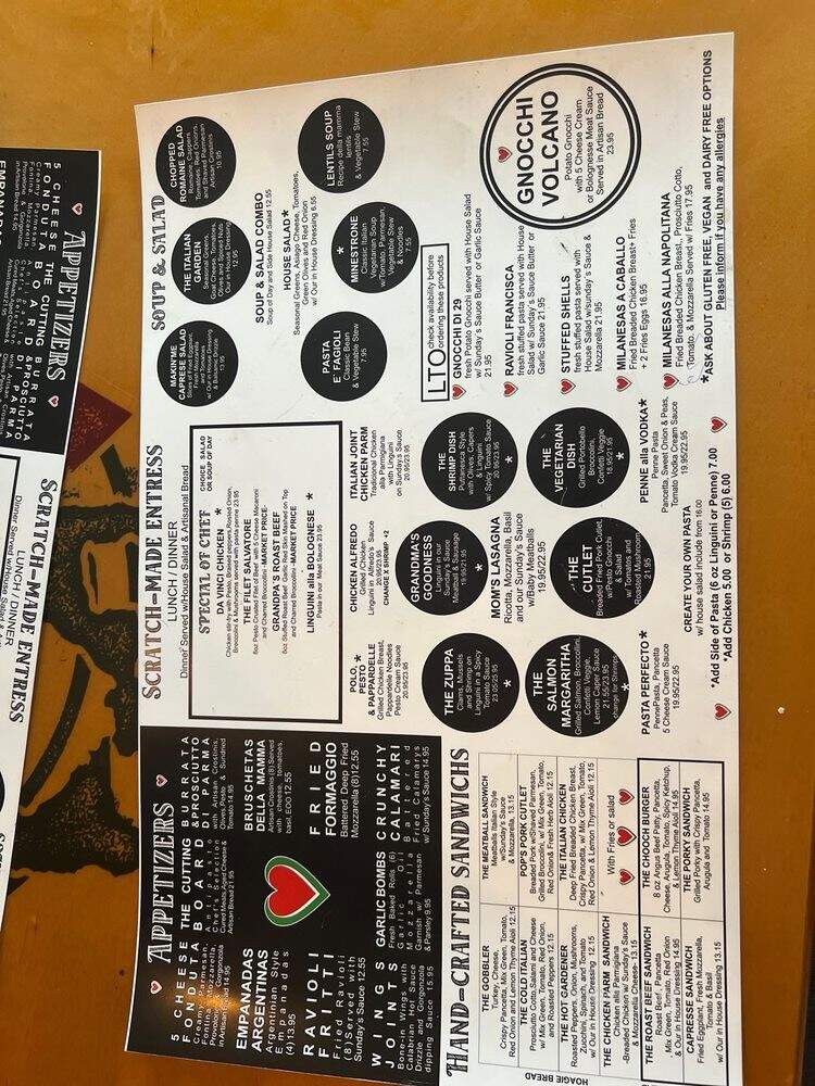 The Italian Joint - Kissimmee, FL menu_pic