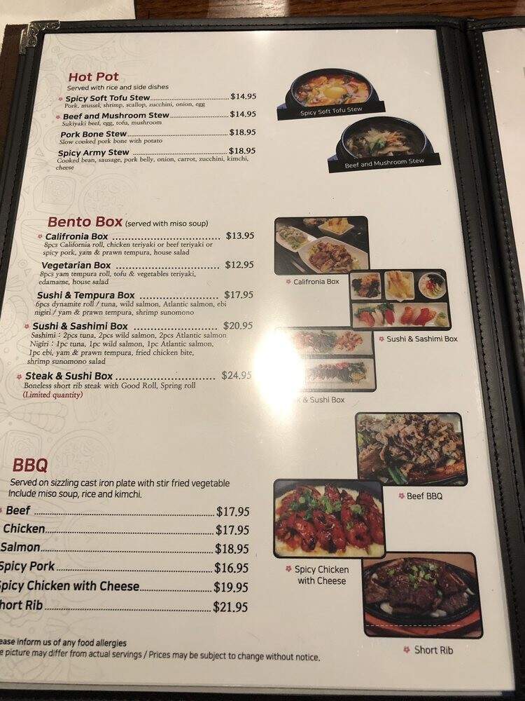 Good Sushi - Vancouver, BC menu_pic