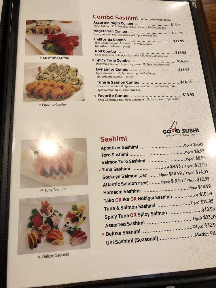 Good Sushi - Vancouver, BC menu_pic