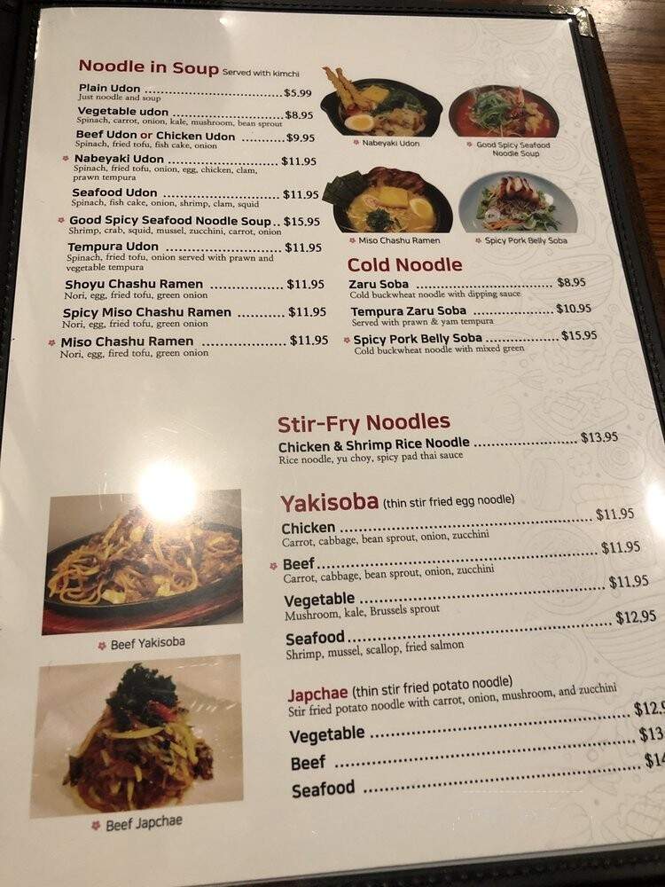Good Sushi - Vancouver, BC menu_pic