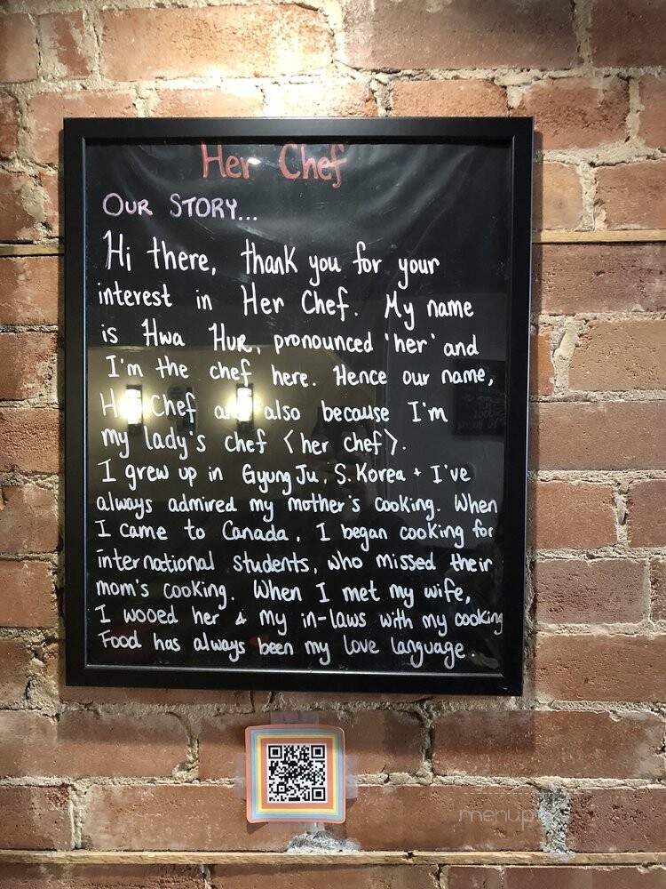 Her Chef - Toronto, ON menu_pic
