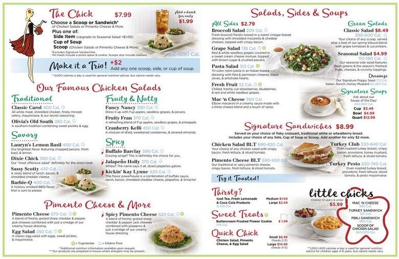 Chicken Salad Chick - Tampa, FL menu_pic